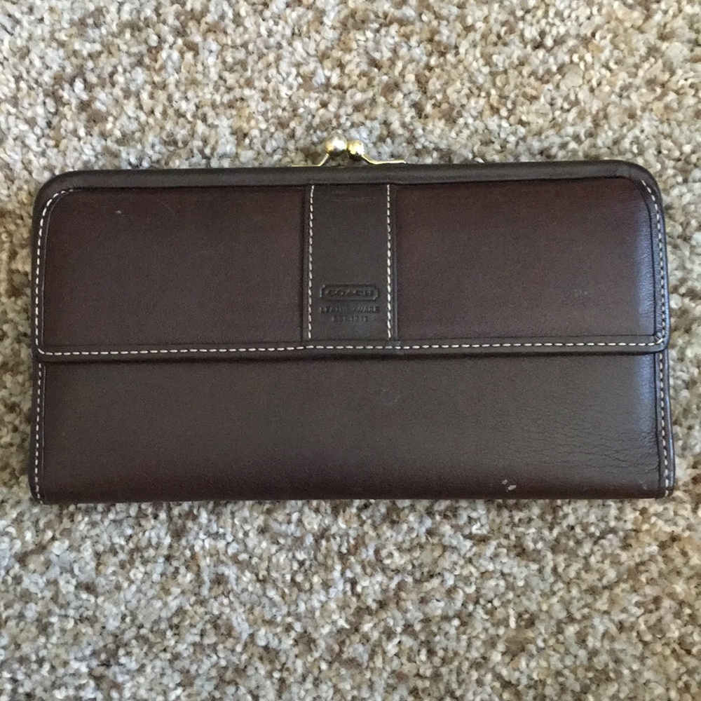 COACH leather wallet